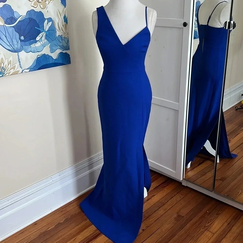 BCBGMaxAzria Royal Blue Maxi Dress